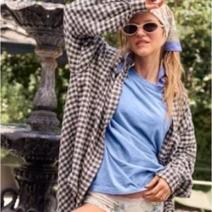 Aerie Anytime Favorite Flannel Button-Down Shirt